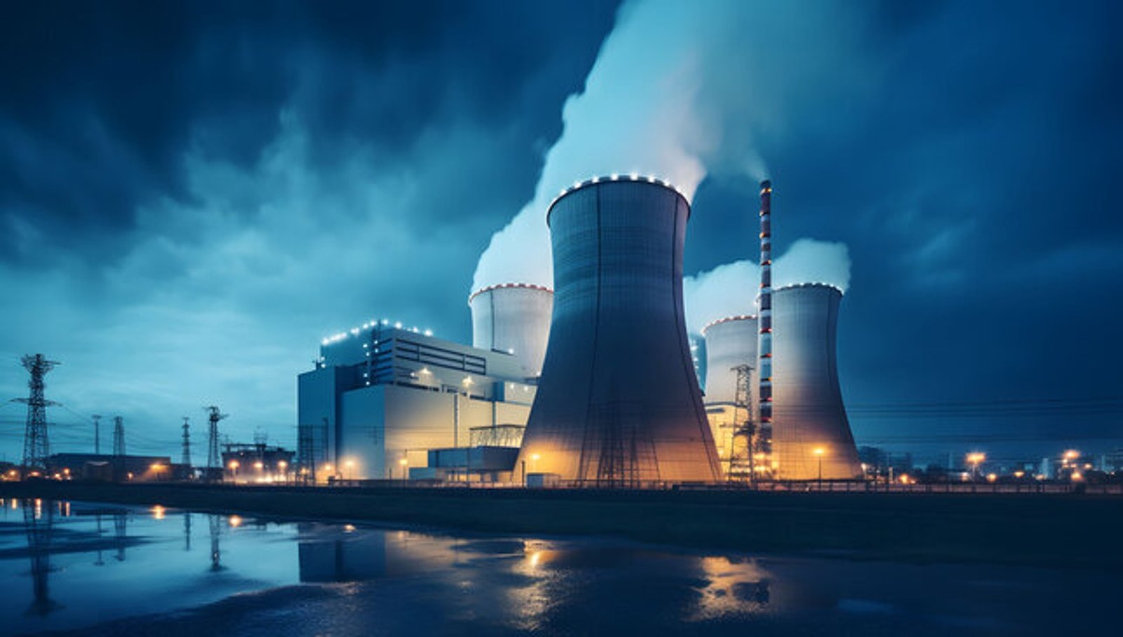 Power plant cooling towers